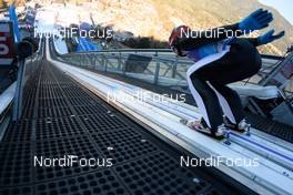 31.12.2016, Garmisch, Germany (GER): Konstantin Sokolenko (KAZ) - FIS world cup ski jumping, four hills tournament, training, Garmisch (GER). www.nordicfocus.com. © Rauschendorfer/NordicFocus. Every downloaded picture is fee-liable.