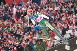22.01.2017, Zakopane, Poland (POL): Janne Ahonen (FIN) - FIS world cup ski jumping, individual HS140, Zakopane (POL). www.nordicfocus.com. © Rauschendorfer/NordicFocus. Every downloaded picture is fee-liable.