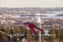 10.03.2017, Oslo, Norway (NOR): Fredrik Bjerkeengen (NOR) - FIS world cup ski jumping, qualification, Oslo (NOR). www.nordicfocus.com. © Manzoni/NordicFocus. Every downloaded picture is fee-liable.
