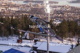 10.03.2017, Oslo, Norway (NOR): William Rhoads (USA) - FIS world cup ski jumping, qualification, Oslo (NOR). www.nordicfocus.com. © Manzoni/NordicFocus. Every downloaded picture is fee-liable.