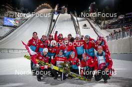 25.02.2017, Lahti, Finland (FIN): Austrian Team   - FIS nordic world ski championships, ski jumping, individual HS100, Lahti (FIN). www.nordicfocus.com. © Modica/NordicFocus. Every downloaded picture is fee-liable.