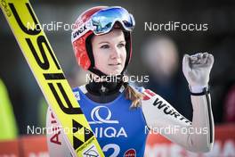 05.02.2017, Hinzenbach, Austria (AUT): Svenja Wuerth (GER) - FIS world cup ski jumping ladies, individual HS94, Hinzenbach (AUT). www.nordicfocus.com. © Modica/NordicFocus. Every downloaded picture is fee-liable.