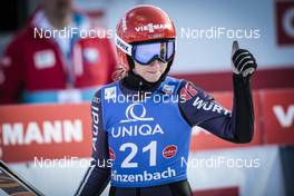 05.02.2017, Hinzenbach, Austria (AUT): Ramona Straub (GER) - FIS world cup ski jumping ladies, individual HS94, Hinzenbach (AUT). www.nordicfocus.com. © Modica/NordicFocus. Every downloaded picture is fee-liable.