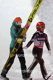 01.12.2017, Lillehammer, Norway (NOR): Carina Vogt (GER), Katharina Althaus (GER), (l-r)  - FIS world cup ski jumping ladies, individual HS100, Lillehammer (NOR). www.nordicfocus.com. © Rauschendorfer/NordicFocus. Every downloaded picture is fee-liable.