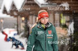 16.12.2017, Hinterzarten, Germany (GER): Svenja Wuerth (GER) - FIS world cup ski jumping ladies, team HS108, Hinterzarten (GER). www.nordicfocus.com. © Tumashov/NordicFocus. Every downloaded picture is fee-liable.