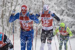 14.01.2017, Seefeld, Austria (AUT): Andreas Holmberg (SWE), Rikard Tynell (SWE), (l-r)  - Visma Ski Classics Kaiser Maximilian Lauf, Seefeld (AUT). www.nordicfocus.com. © Rauschendorfer/NordicFocus. Every downloaded picture is fee-liable.