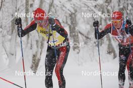 14.01.2017, Seefeld, Austria (AUT): Tord Asle Gjerdalen (NOR), Oeyvind Moen Fjeld (NOR), (l-r)  - Visma Ski Classics Kaiser Maximilian Lauf, Seefeld (AUT). www.nordicfocus.com. © Rauschendorfer/NordicFocus. Every downloaded picture is fee-liable.