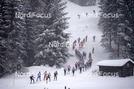 14.01.2017, Seefeld, Austria (AUT): Group of athletes   - Visma Ski Classics Kaiser Maximilian Lauf, Seefeld (AUT). www.nordicfocus.com. © Rauschendorfer/NordicFocus. Every downloaded picture is fee-liable.