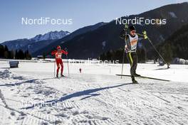 22.01.2017, Lienz, Austria (AUT): Bastien Poirrier (FRA), (l-r)  - FIS Marathon Cup Dolomitenlauf, Lienz (AUT). www.nordicfocus.com. © Bragotto/NordicFocus. Every downloaded picture is fee-liable.