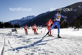 22.01.2017, Lienz, Austria (AUT): Thomas Chambellant (FRA), Sergio Bonaldi (ITA), (l-r)  - FIS Marathon Cup Dolomitenlauf, Lienz (AUT). www.nordicfocus.com. © Bragotto/NordicFocus. Every downloaded picture is fee-liable.