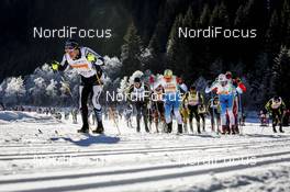 21.01.2017, Lienz, Austria (AUT): Thomas Freimuth (GER), Martin Doppelreiter (AUT), (l-r)  - FIS Marathon Cup Dolomitenlauf, Lienz (AUT). www.nordicfocus.com. © Bragotto/NordicFocus. Every downloaded picture is fee-liable.