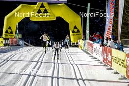 21.01.2017, Lienz, Austria (AUT): Martin Sutter (AUT), Thomas Freimuth (GER), (l-r)  - FIS Marathon Cup Dolomitenlauf, Lienz (AUT). www.nordicfocus.com. © Bragotto/NordicFocus. Every downloaded picture is fee-liable.