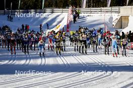 21.01.2017, Lienz, Austria (AUT): Start  - FIS Marathon Cup Dolomitenlauf, Lienz (AUT). www.nordicfocus.com. © Bragotto/NordicFocus. Every downloaded picture is fee-liable.