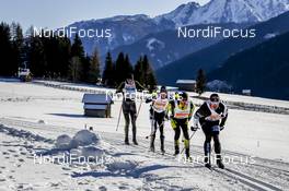 21.01.2017, Lienz, Austria (AUT): Thomas Freimuth (GER), Martin Sutter (AUT), Damien Tarantola (FRA), (l-r)  - FIS Marathon Cup Dolomitenlauf, Lienz (AUT). www.nordicfocus.com. © Bragotto/NordicFocus. Every downloaded picture is fee-liable.