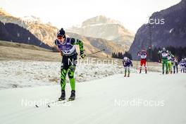 29.01.2017, Molina di Fiemme, Italy (ITA): Group of athletes (l-r)  - Ski Classics and FIS Marathon Cup Marcialonga, Molina di Fiemme (ITA). www.nordicfocus.com. © Bragotto/NordicFocus. Every downloaded picture is fee-liable.