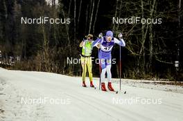 29.01.2017, Molina di Fiemme, Italy (ITA): Astrid Oeyre Slind, Thomas Gifstad (NOR), (l-r)  - Ski Classics and FIS Marathon Cup Marcialonga, Molina di Fiemme (ITA). www.nordicfocus.com. © Bragotto/NordicFocus. Every downloaded picture is fee-liable.