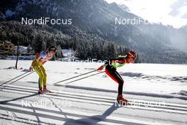 11.02.2017, Cortina-Toblach, Italy (ITA): Astrid Oeyre Slind (NOR), Katerina Smutna (CZE), (l-r)  - Ski Classics, Cortina-Toblach (ITA). www.nordicfocus.com. © Bragotto/NordicFocus. Every downloaded picture is fee-liable.