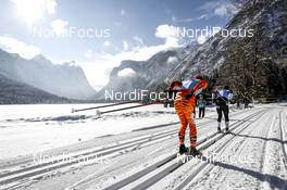 11.02.2017, Cortina-Toblach, Italy (ITA): Dammen Kjetil Hagtvedt (NOR), Fredrik Bystroem (SWE), (l-r)  - Ski Classics, Cortina-Toblach (ITA). www.nordicfocus.com. © Bragotto/NordicFocus. Every downloaded picture is fee-liable.