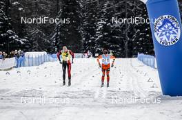 11.02.2017, Cortina-Toblach, Italy (ITA): Tord Asle Gjerdalen (NOR), Petter Eliassen (NOR), (l-r)  - Ski Classics, Cortina-Toblach (ITA). www.nordicfocus.com. © Bragotto/NordicFocus. Every downloaded picture is fee-liable.