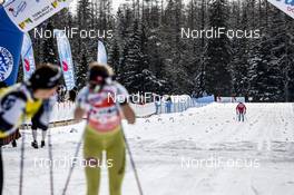 11.02.2017, Cortina-Toblach, Italy (ITA): Norgren Britta Johansson (SWE), Astrid Oeyre Slind (NOR), (l-r)  - Ski Classics, Cortina-Toblach (ITA). www.nordicfocus.com. © Bragotto/NordicFocus. Every downloaded picture is fee-liable.