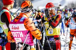 11.02.2017, Cortina-Toblach, Italy (ITA): Stian Hoelgaard (NOR), Tord Asle Gjerdalen (NOR), (l-r)  - Ski Classics, Cortina-Toblach (ITA). www.nordicfocus.com. © Bragotto/NordicFocus. Every downloaded picture is fee-liable.