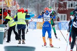 05.03.2017, Mora, Sweden (SWE): athlete drinking at an aid station - Ski Classics Vasaloppet, Mora (SWE). www.nordicfocus.com. © Rauschendorfer/NordicFocus. Every downloaded picture is fee-liable.