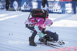 08.04.2017, Levi, Finland (FIN): Event Feature: undefined skier during the start preparations - Visma Ski Classics Yllaes-Levi, Levi (FIN). www.nordicfocus.com. © Manzoni/NordicFocus. Every downloaded picture is fee-liable.