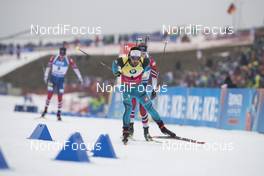 06.01.2018, Oberhof, Germany (GER): Martin Fourcade (FRA) -  IBU world cup biathlon, pursuit men, Oberhof (GER). www.nordicfocus.com. © Manzoni/NordicFocus. Every downloaded picture is fee-liable.
