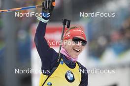 06.01.2018, Oberhof, Germany (GER): Anastasiya Kuzmina (SVK) -  IBU world cup biathlon, pursuit women, Oberhof (GER). www.nordicfocus.com. © Manzoni/NordicFocus. Every downloaded picture is fee-liable.