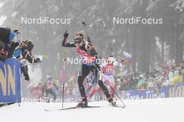 07.01.2018, Oberhof, Germany (GER): Elisa Gasparin (SUI) -  IBU world cup biathlon, relay women, Oberhof (GER). www.nordicfocus.com. © Manzoni/NordicFocus. Every downloaded picture is fee-liable.