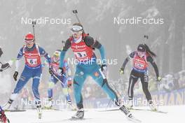 07.01.2018, Oberhof, Germany (GER): Anais Bescond (FRA) -  IBU world cup biathlon, relay women, Oberhof (GER). www.nordicfocus.com. © Manzoni/NordicFocus. Every downloaded picture is fee-liable.