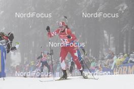 07.01.2018, Oberhof, Germany (GER): Sarah Beaudry (CAN) -  IBU world cup biathlon, relay women, Oberhof (GER). www.nordicfocus.com. © Manzoni/NordicFocus. Every downloaded picture is fee-liable.