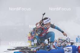 07.01.2018, Oberhof, Germany (GER): Celia Aymonier (FRA) -  IBU world cup biathlon, relay women, Oberhof (GER). www.nordicfocus.com. © Manzoni/NordicFocus. Every downloaded picture is fee-liable.