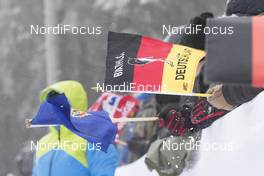 07.01.2018, Oberhof, Germany (GER): Event Feature: Fans -  IBU world cup biathlon, relay women, Oberhof (GER). www.nordicfocus.com. © Manzoni/NordicFocus. Every downloaded picture is fee-liable.