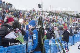 05.01.2018, Oberhof, Germany (GER): Event Feature: undefined Estonian Athlete talks in the mixed zone -  IBU world cup biathlon, sprint men, Oberhof (GER). www.nordicfocus.com. © Manzoni/NordicFocus. Every downloaded picture is fee-liable.