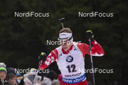 05.01.2018, Oberhof, Germany (GER): Scott Gow (CAN) -  IBU world cup biathlon, sprint men, Oberhof (GER). www.nordicfocus.com. © Manzoni/NordicFocus. Every downloaded picture is fee-liable.