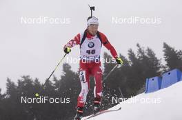 05.01.2018, Oberhof, Germany (GER): Christian Gow (CAN) -  IBU world cup biathlon, sprint men, Oberhof (GER). www.nordicfocus.com. © Manzoni/NordicFocus. Every downloaded picture is fee-liable.