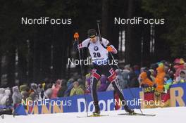 05.01.2018, Oberhof, Germany (GER): Julian Eberhard (AUT) -  IBU world cup biathlon, sprint men, Oberhof (GER). www.nordicfocus.com. © Manzoni/NordicFocus. Every downloaded picture is fee-liable.