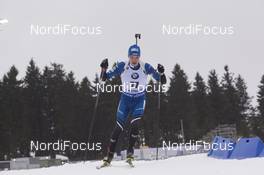 05.01.2018, Oberhof, Germany (GER): Rene Zahkna (EST) -  IBU world cup biathlon, sprint men, Oberhof (GER). www.nordicfocus.com. © Manzoni/NordicFocus. Every downloaded picture is fee-liable.