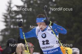 05.01.2018, Oberhof, Germany (GER): Tim Burke (USA) -  IBU world cup biathlon, sprint men, Oberhof (GER). www.nordicfocus.com. © Manzoni/NordicFocus. Every downloaded picture is fee-liable.