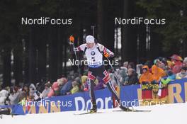 05.01.2018, Oberhof, Germany (GER): Tobias Eberhard (AUT) -  IBU world cup biathlon, sprint men, Oberhof (GER). www.nordicfocus.com. © Manzoni/NordicFocus. Every downloaded picture is fee-liable.