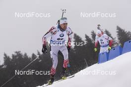 05.01.2018, Oberhof, Germany (GER): Anton Sinapov (BUL) -  IBU world cup biathlon, sprint men, Oberhof (GER). www.nordicfocus.com. © Manzoni/NordicFocus. Every downloaded picture is fee-liable.