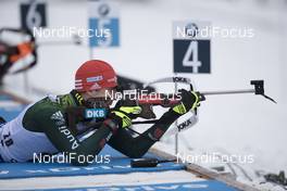 05.01.2018, Oberhof, Germany (GER): Arnd Peiffer (GER) -  IBU world cup biathlon, sprint men, Oberhof (GER). www.nordicfocus.com. © Manzoni/NordicFocus. Every downloaded picture is fee-liable.