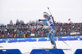 04.01.2018, Oberhof, Germany (GER): Celia Aymonier (FRA) -  IBU world cup biathlon, sprint women, Oberhof (GER). www.nordicfocus.com. © Manzoni/NordicFocus. Every downloaded picture is fee-liable.