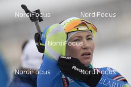 04.01.2018, Oberhof, Germany (GER): Darya Domracheva (BLR) -  IBU world cup biathlon, sprint women, Oberhof (GER). www.nordicfocus.com. © Manzoni/NordicFocus. Every downloaded picture is fee-liable.