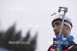 03.01.2018, Oberhof, Germany (GER): Martin Fourcade (FRA) -  IBU world cup biathlon, training, Oberhof (GER). www.nordicfocus.com. © Manzoni/NordicFocus. Every downloaded picture is fee-liable.