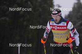 03.01.2018, Oberhof, Germany (GER): Dominik Landertinger (AUT) -  IBU world cup biathlon, training, Oberhof (GER). www.nordicfocus.com. © Manzoni/NordicFocus. Every downloaded picture is fee-liable.