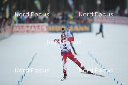 10.01.2018, Ruhpolding, Germany (GER): Scott Gow (CAN) -  IBU world cup biathlon, individual men, Ruhpolding (GER). www.nordicfocus.com. © Manzoni/NordicFocus. Every downloaded picture is fee-liable.