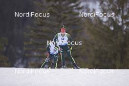 10.01.2018, Ruhpolding, Germany (GER): Arnd Peiffer (GER) -  IBU world cup biathlon, individual men, Ruhpolding (GER). www.nordicfocus.com. © Manzoni/NordicFocus. Every downloaded picture is fee-liable.