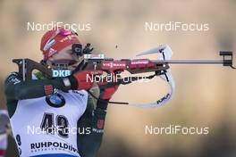 10.01.2018, Ruhpolding, Germany (GER): Benedikt Doll (GER) -  IBU world cup biathlon, individual men, Ruhpolding (GER). www.nordicfocus.com. © Manzoni/NordicFocus. Every downloaded picture is fee-liable.